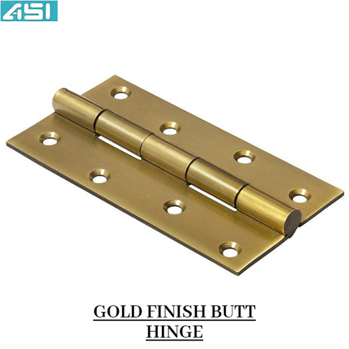 Gold Finish Butt Hinge