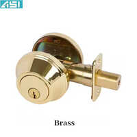 Brass Cylinder Lock - Color: Golden