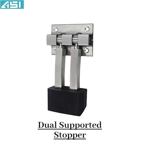 Dual Supported Door Stopper - Application: Curtain
