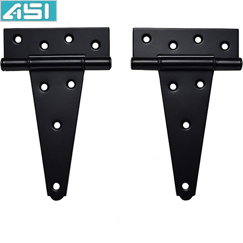 T Shape Door Hinge - Color: Black