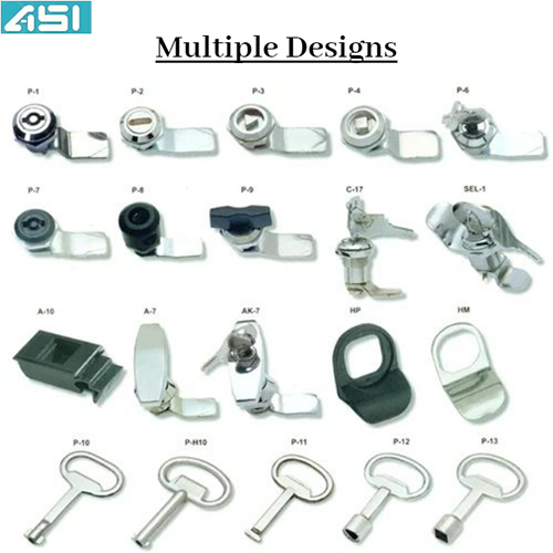 Multiple Designs Panel Locks - Color: Silver