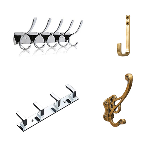Wall Hooks - Color: Silver