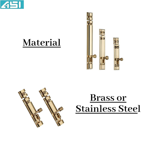 Brass Tower Bolt - Application: Door