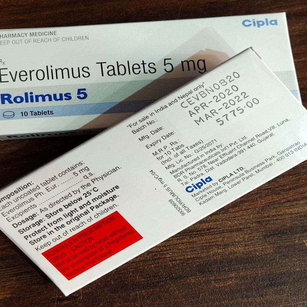Rolimus  Everolimus Tablet 5mg