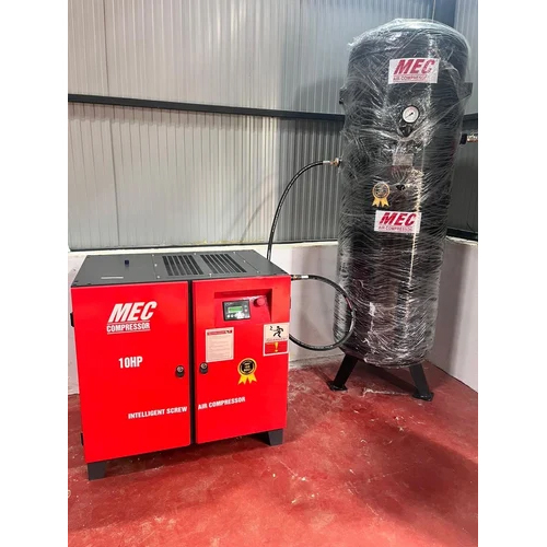 7.5 Hp Screw Air Compressor - Air Flow Capacity: 500 Liter (L)