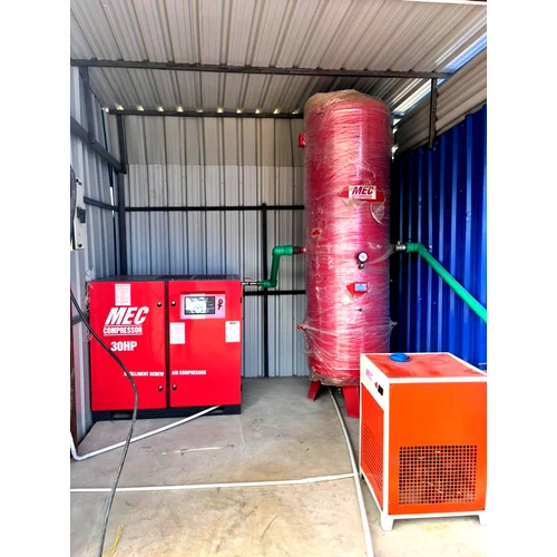 30 Hp Screw Compressor - Air Flow Capacity: More Than 400 Liter (L)