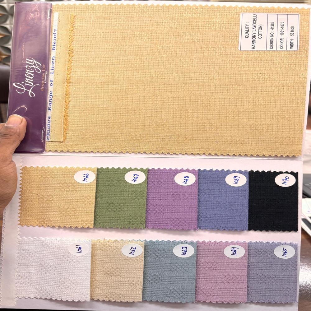 Harmony Linen Cotton Fabric Width 58