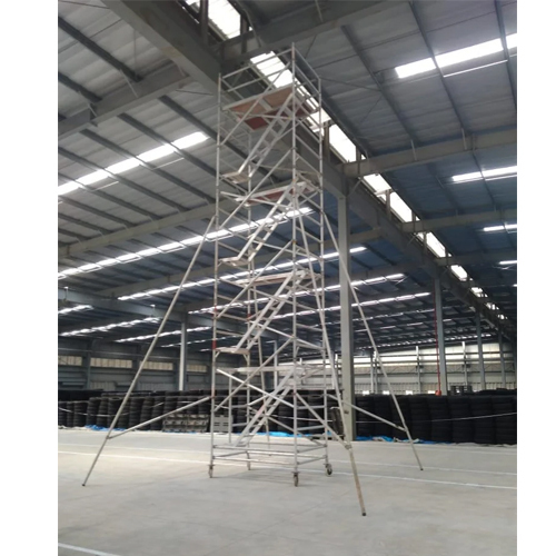 Aluminium Double Width Mobile Tower Scaffold - Application: Construction