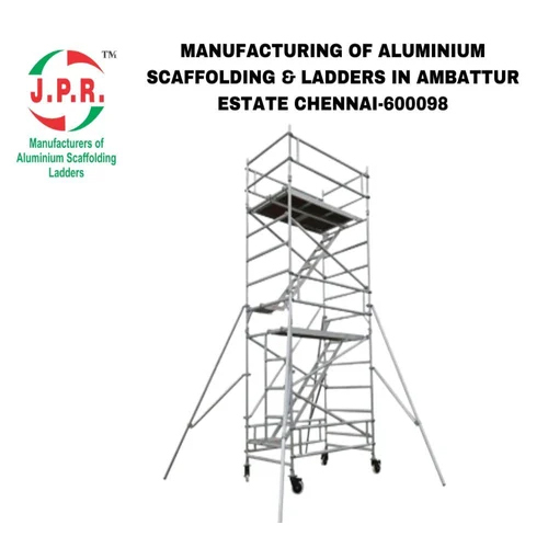 एल्युमिनियम मोबाइल स्काफोल्डिंग टॉवर