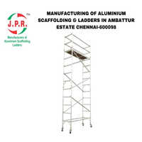 Aluminium Single Width Scaffold Ladder - Application: Construction