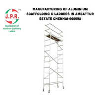 Movable Aluminium Scaffolding Ladder - Application: Construction
