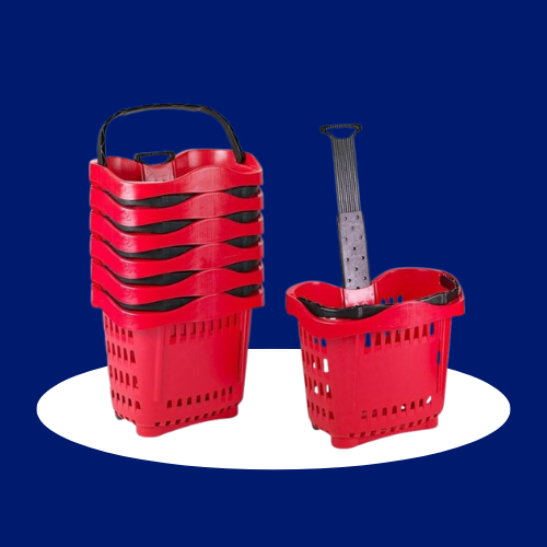 Plastic Shopping Trolley