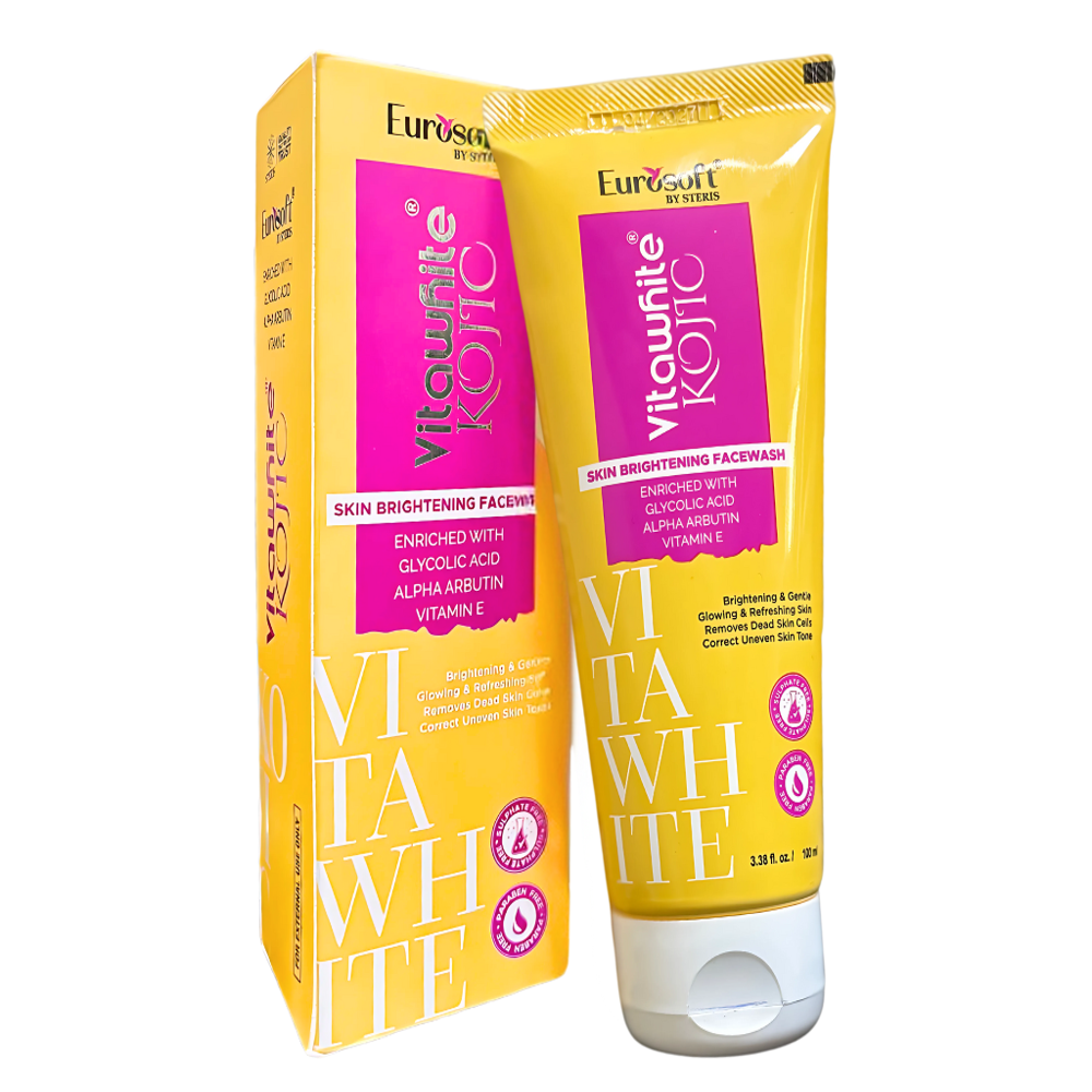 EUROSOFT VITAWHITE KOJIC FACEWASH