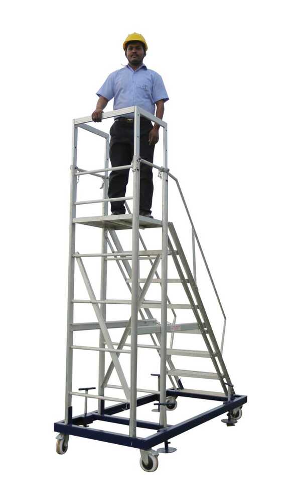 Aluminium Trolley Step Ladder
