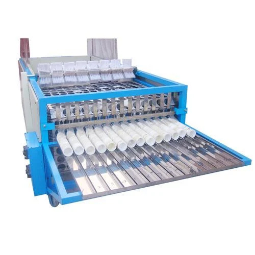 Automatic Cup Stacker Machine - Color: Silver