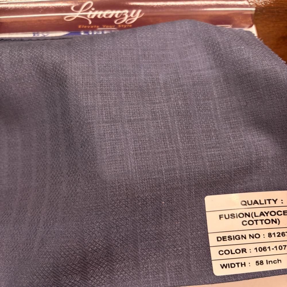 Fusion Linen Cotton Fabric Width 58 - Attributes: Light In Weight