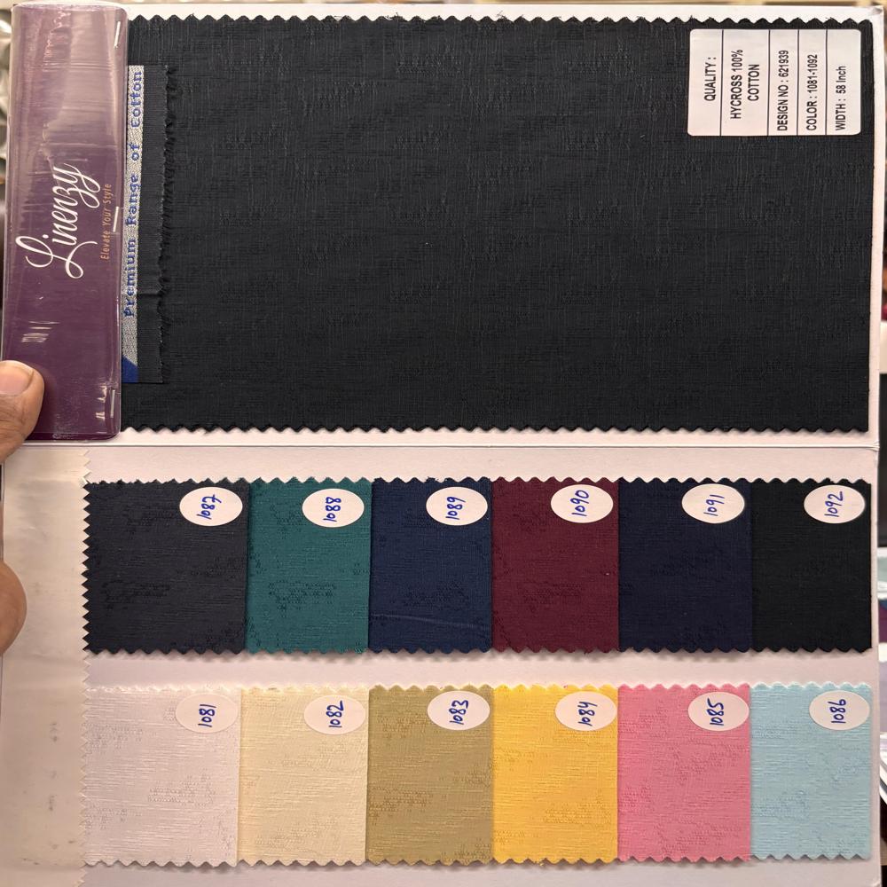 Hycross Linen Cotton Fabric Width 58