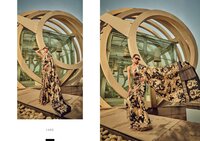 PURE SATIN CRAPE DIGITAL PRINTED SAREE