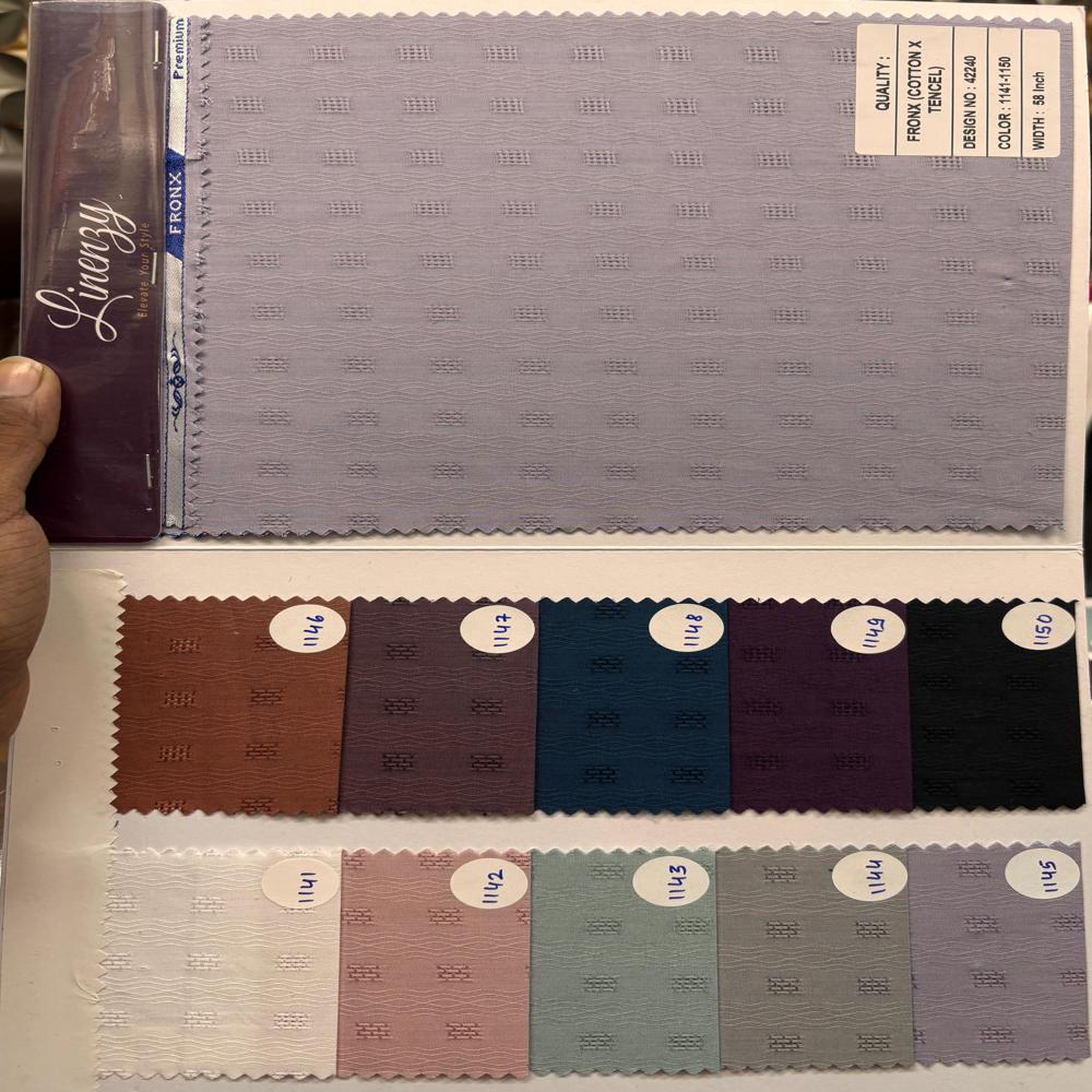 Fronx Cotton Tencel Fabric Width 58