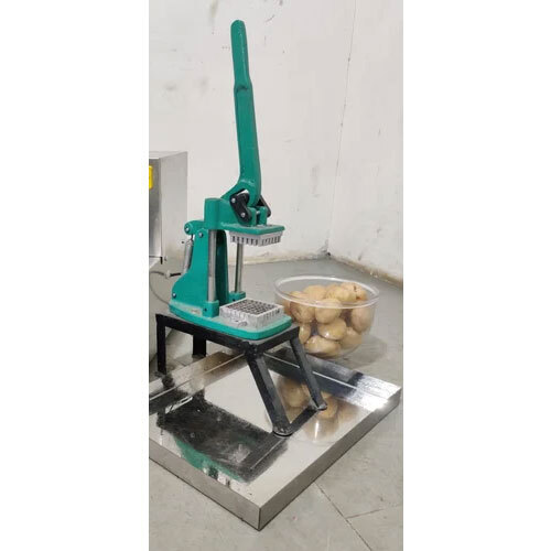 French Fry Cutting Machine Manuel - Color: Green