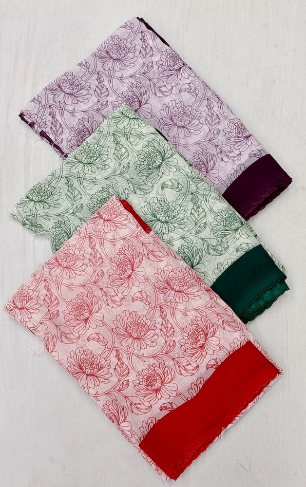 PURE WEIGHTLESS PRINTED SAREE