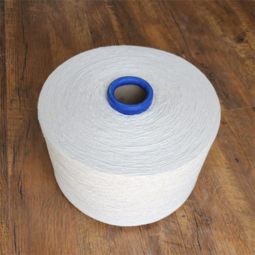 14S Natural White Kora Polyester Cotton Yarn - Style: 1 Ply