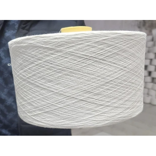 18s Bleach White Polyester Cotton Yarn