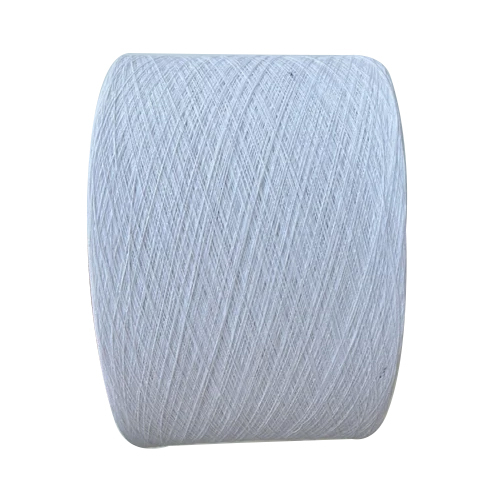 24S Bleach White Polyester Cotton Yarn - Style: 1 Ply