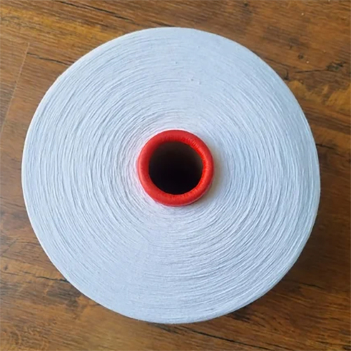 1 Ply White Cotton Polyester Yarn - Attributes: Light In Weight