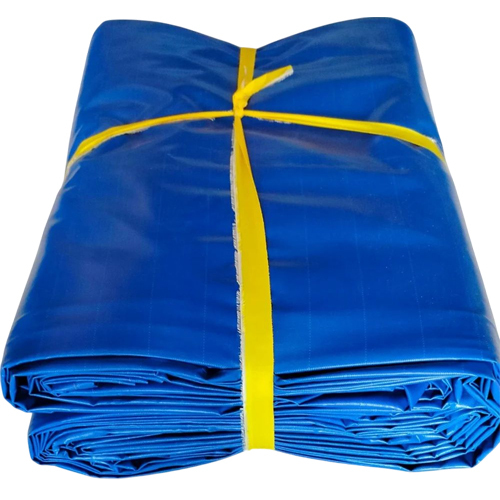 Pvc Coated Truck Tarpaulin - Color: Blue