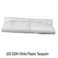 200 GSM White Plastic Tarpaulin