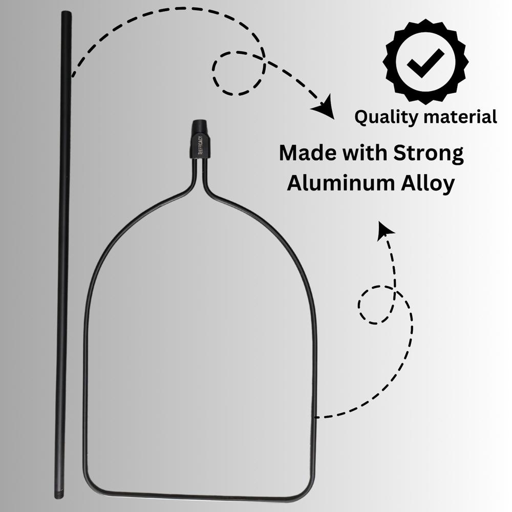 Dog Catcher Net Pole (Detachable) - Finish: Plastic Coated
