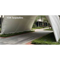 White PVC Coated Tensile Fabric