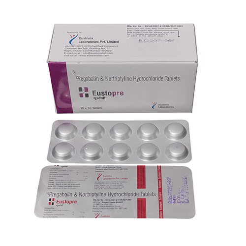 Pregabalin And Nortriptyline Hydrochloride Tablets
