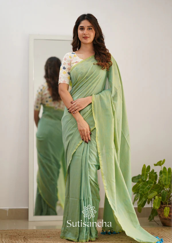 Designer cotton saree For women