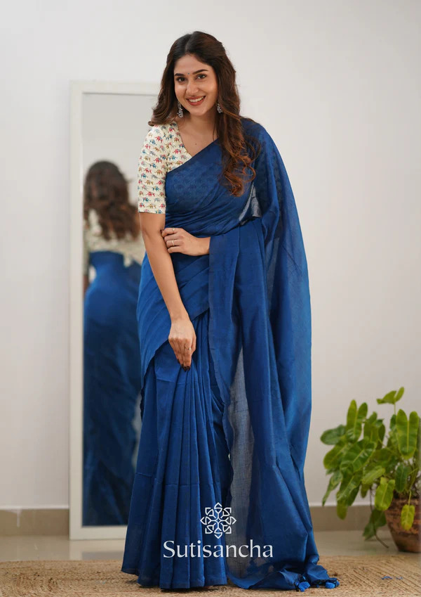 Designer cotton saree For women