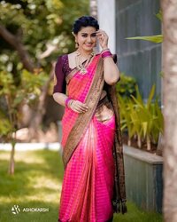 Silk Saree adorned with beautiful Zari work
