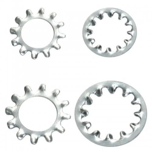 Star Washers - Stainless Steel, Zinc-plated, Silver Finish | Din 6797 & Din 6798 Compliant, Lightweight & Rust-proof, Variable Thickness