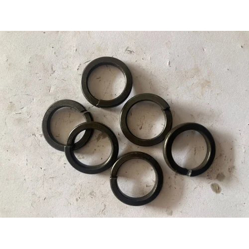 Spring Washer - En 42 J Spring Steel, 3 Mm-100 Mm Size, Black Zinc Coated, Star-shaped Locking Washer, Din 127 Standard, Variable Thickness