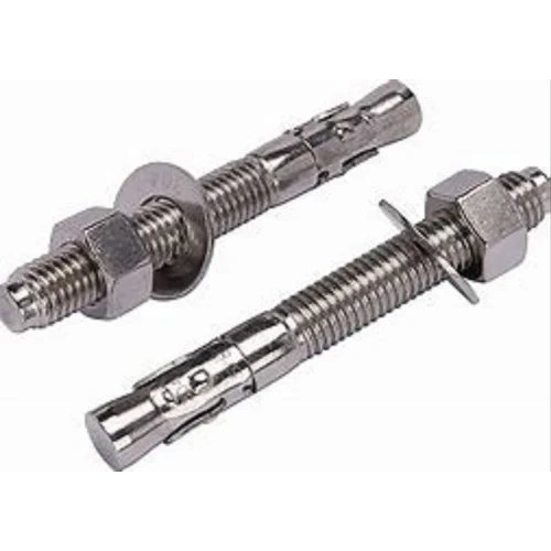 Wedge Anchors - Stainless Steel, Diameter 6mm-10mm, Zinc Plated Finish | High Tensile Strength, Hex Head, Corrosion Resistant, Metric Threads