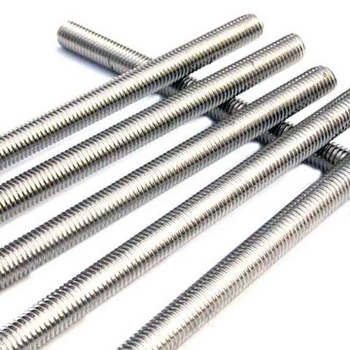 Threaded Steel Stud - 3 Mm Size, Polished Finish, Corrosion Resistant, Industrial Application