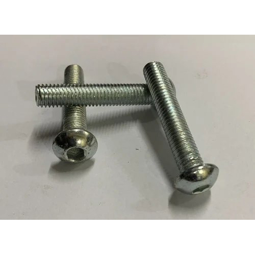 Stainless Steel Socket Button Head Cap Screws - Durable Corrosion-resistant Design | Ideal For Mechanical Applications, Precision Engineered