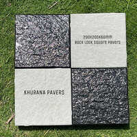 Rock Look Square Paver Block - Color: Various Available