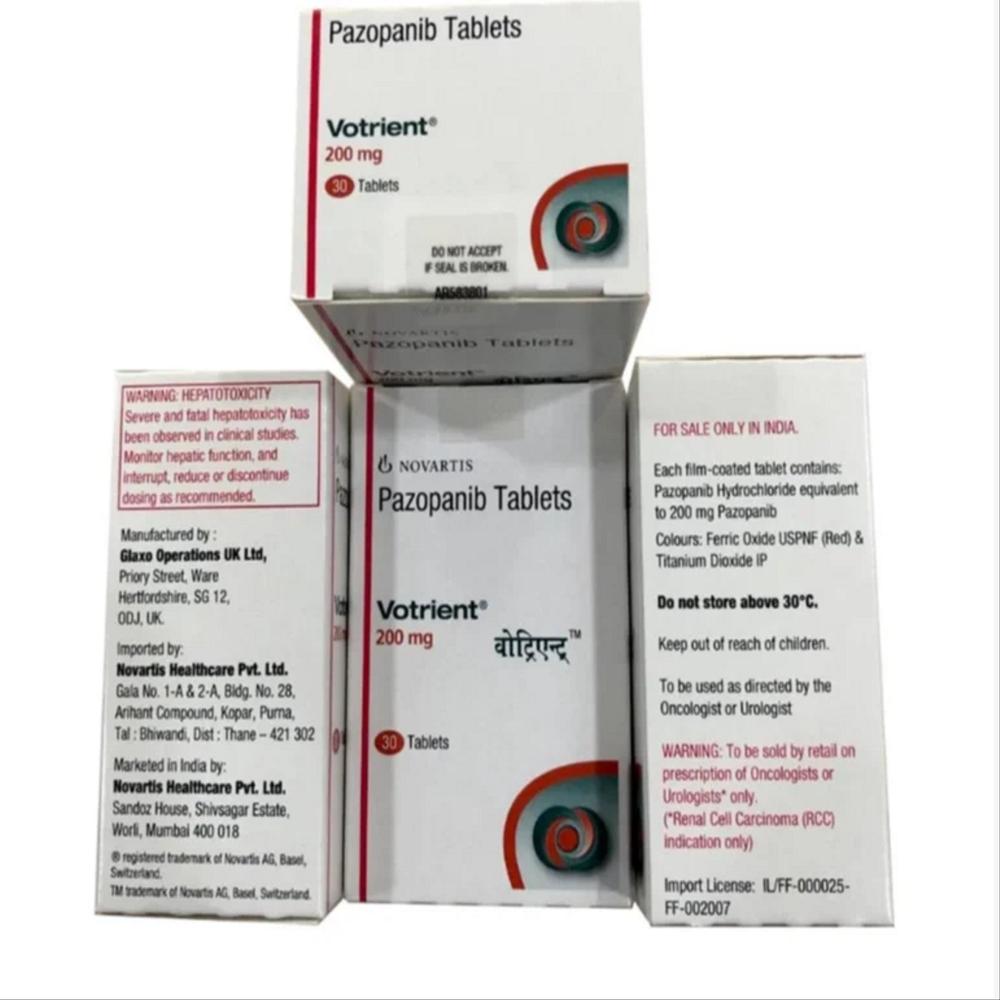 Votrient Pazopanib Tablet 200mg 