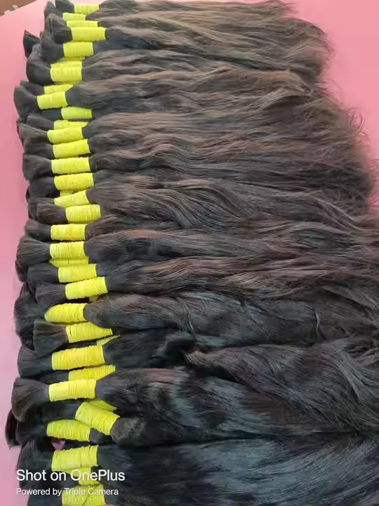 Bulk Human Braiding Hair Indian Natural Weaving Braids Hair for Extensions