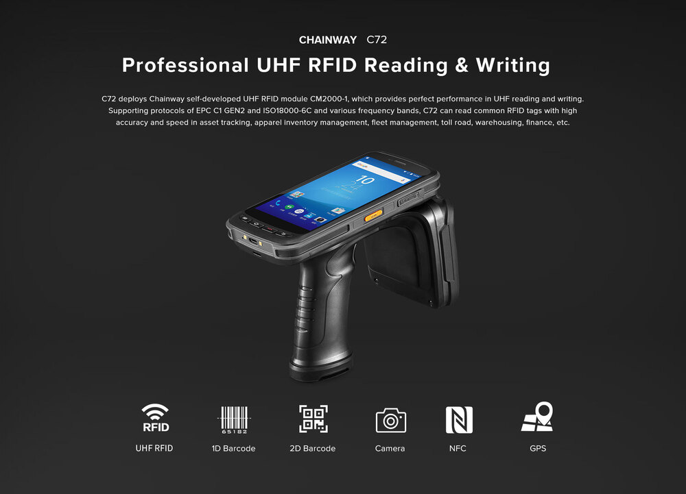 Chai Nway Handheld Reader C 72 - Camera Size: 13Mp
