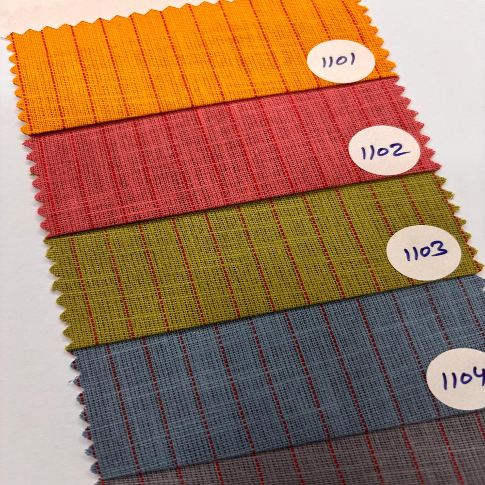 Pista Linen Cotton Stripe Fabric Width 58 - Application: Apparel