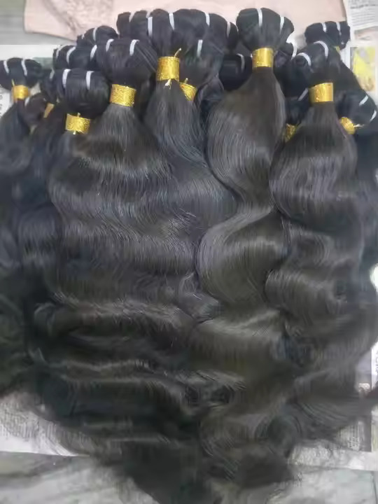 Black Indian Remy Human Hair, for Parlour, Packaging Size: 10 Inch to 30 Inch