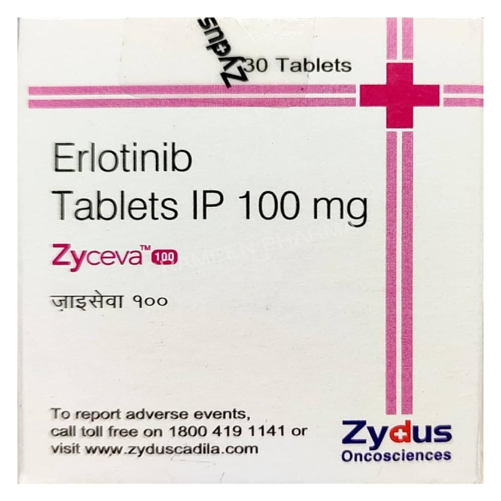 Zyceva  Erlotinib Tablet 100 mg 
