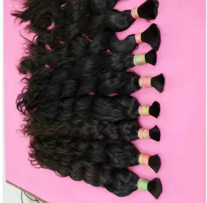 South Indian Virgin Remy Bulk Human Hair, Length: 24 Inch